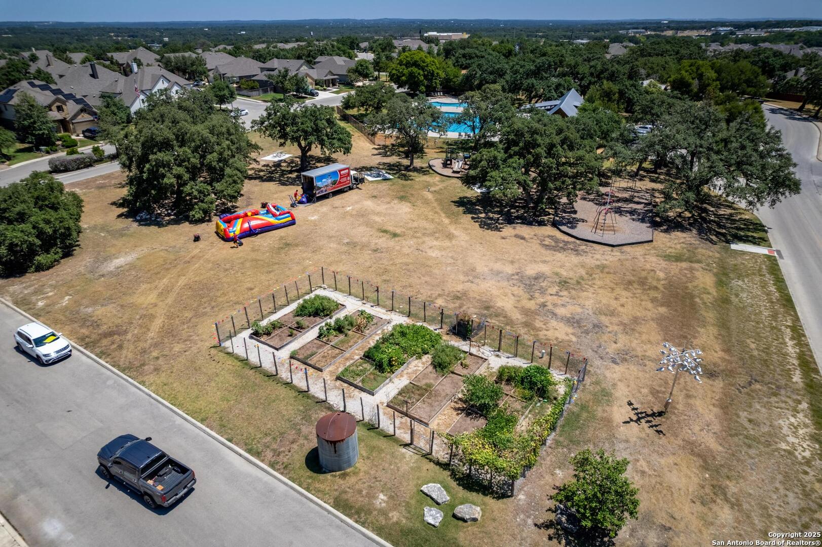 10027 Sarah Place Boerne, TX 78006 - Photo 41 of 47 an aerial view of a house with a yard