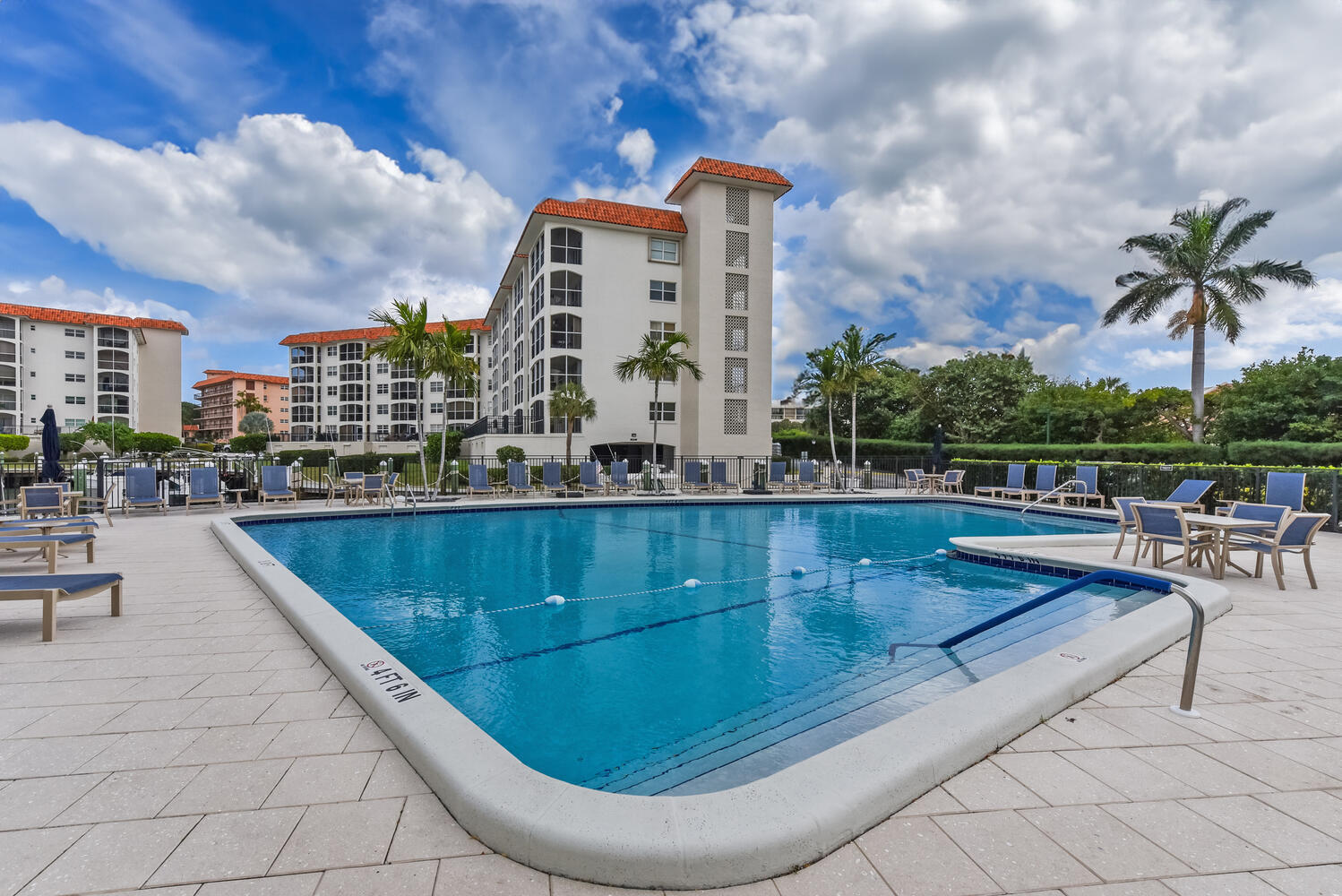 2871 North Ocean Boulevard, Unit F429 Boca Raton, FL 33431 - Photo 23 of 38 a view of swimming pool with outdoor seating and city view