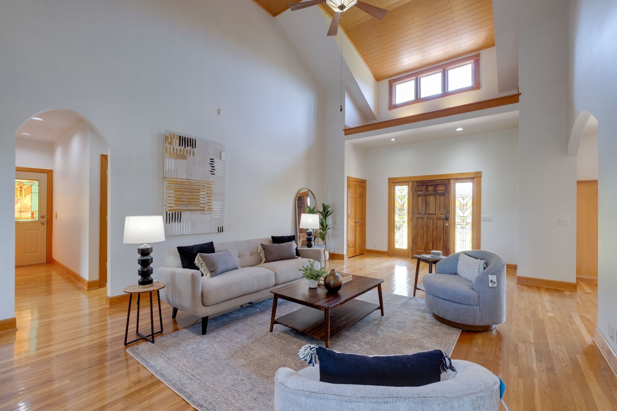 1249 White Road Bon Aqua, TN 37025 - Photo 6 of 60 a living room with furniture and a large window