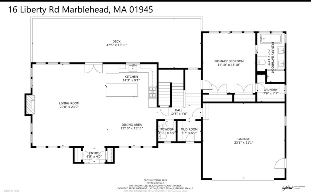 16 Liberty Road Marblehead, MA 01945 - Photo 28 of 29 a picture of a floor plan