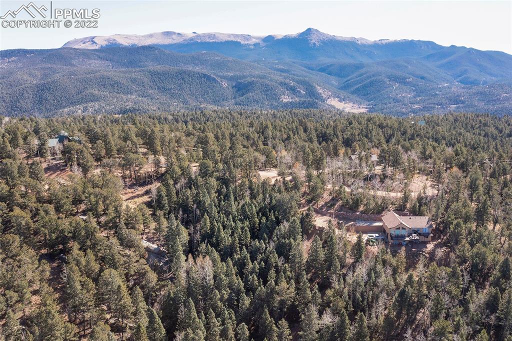593 Paradiso Road Divide, CO 80814 - Photo 23 of 31 a view of a and mountain in the distance