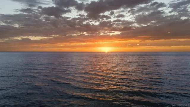 a view of beach and ocean
