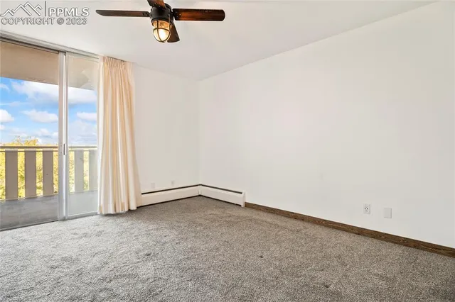 a view of an empty room