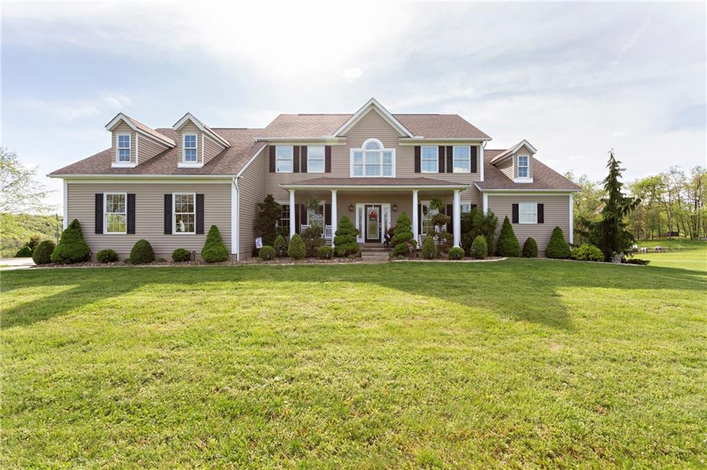 75 Galati Road McDonald, PA 15057 - Photo 1 of 25 FABULOUS custom built 4 BR home on 13.6 magnificent acres with breathtaking hilltop views!