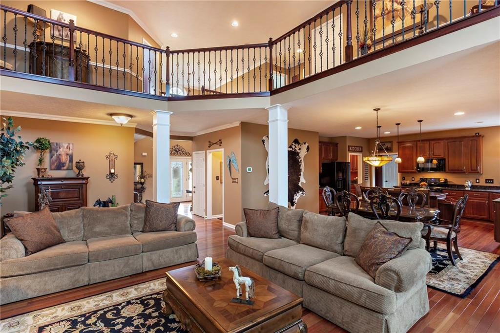 75 Galati Road McDonald, PA 15057 - Photo 12 of 25 Full open overlook from the upper level hallway & loft. Nicely flowing, open floor plan!