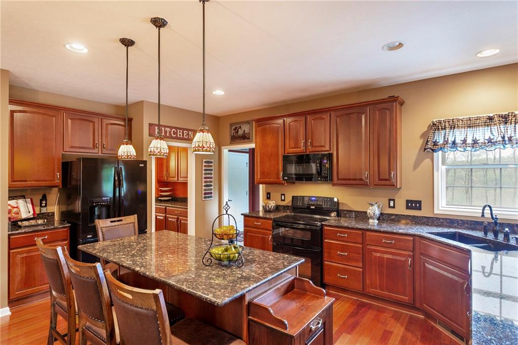 75 Galati Road McDonald, PA 15057 - Photo 14 of 25 Attractive cherry cabinets, granite countertops, Butler's Pantry & walk-in pantry