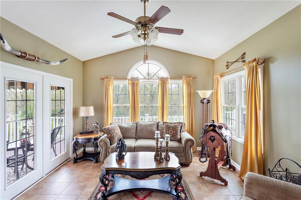 75 Galati Road McDonald, PA 15057 - Photo 16 of 25 Bathed in natural light, this sun room will be one of your favorite rooms in the house. Access to the deck & rear property!