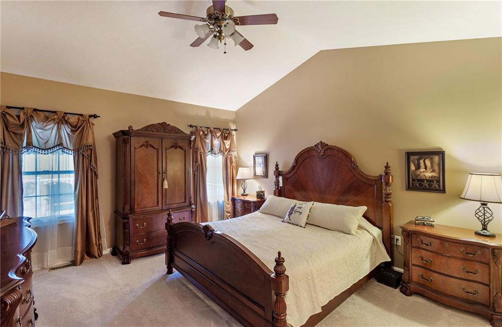 75 Galati Road McDonald, PA 15057 - Photo 17 of 25 1st Floor master suite with cathedral ceiling, "his & her" closets & private luxury bath...