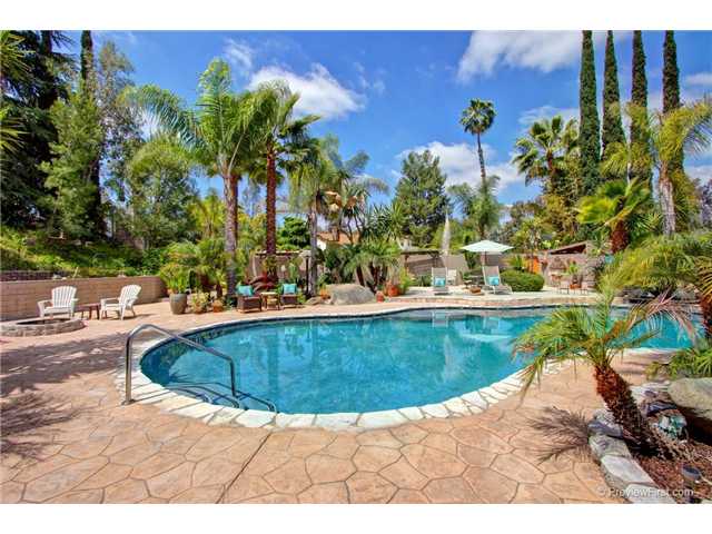13615 Willow Run Road Poway, CA 92064 - Photo 14 of 18 Gorgeous Pool & Fire Ring