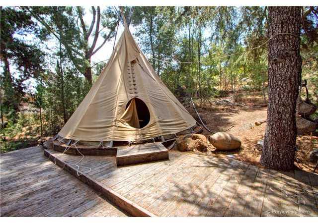 13615 Willow Run Road Poway, CA 92064 - Photo 18 of 18 Teepee on the property!