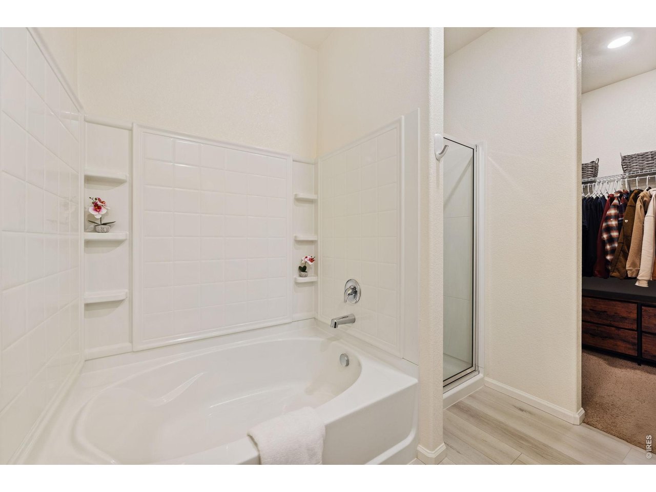 1078 Long Meadows Street Severance, CO 80550 - Photo 22 of 41 Primary Bathroom with soaking tub and separate shower
