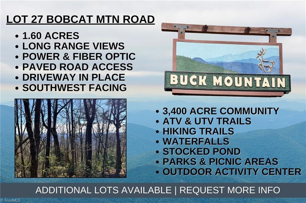 Lot 27 Bobcat Mountain Road Purlear, NC 28665 - Photo 1 of 38