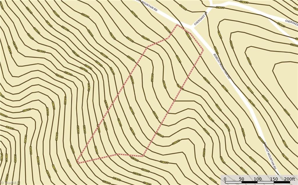 Lot 27 Bobcat Mountain Road Purlear, NC 28665 - Photo 20 of 38 Topo Lot 27 Bobcat Mtn Rd