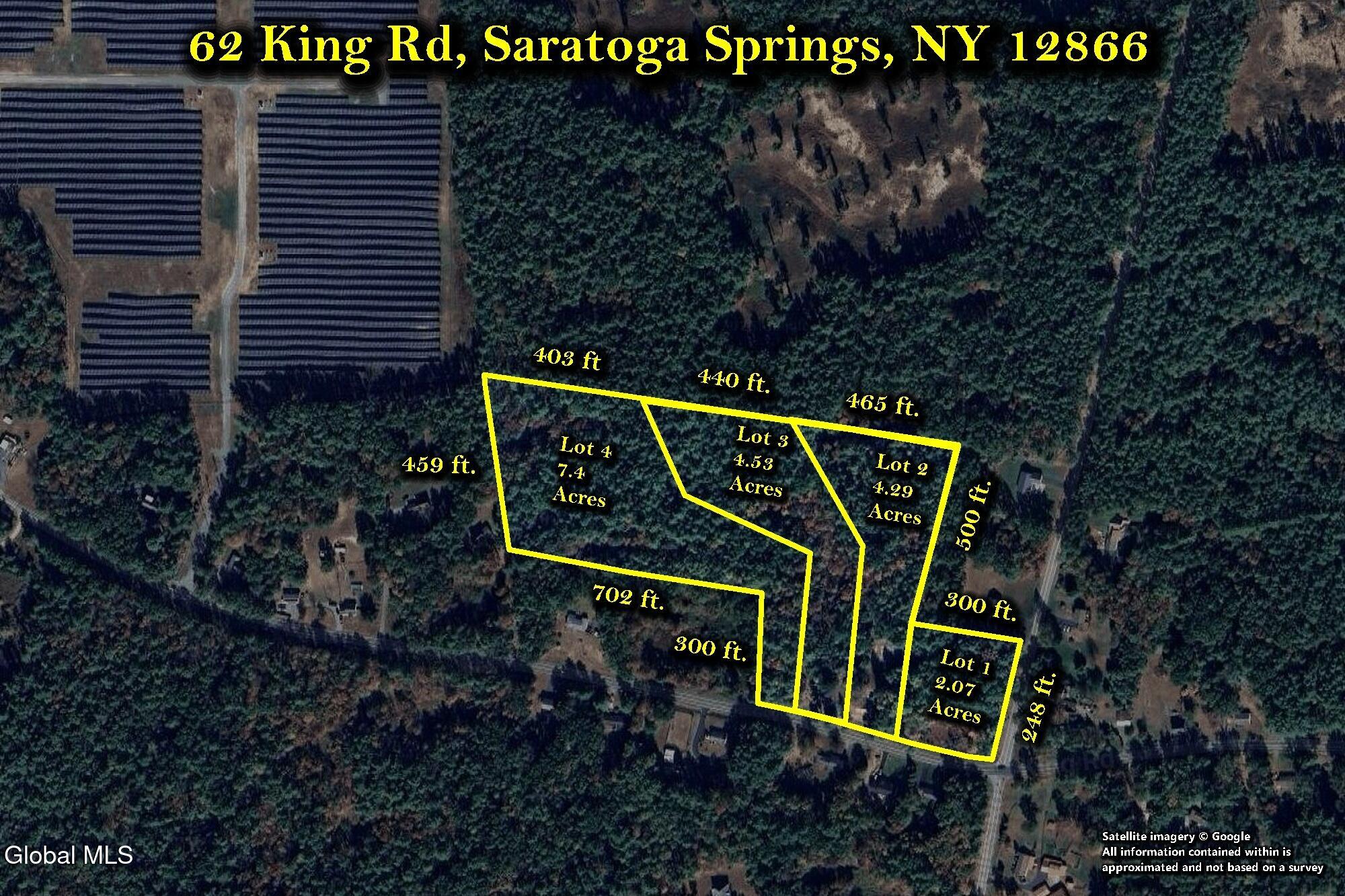L1-27.11 Ruggles Road Wilton, NY 12831 - Photo 2 of 22 Property Line Overlay - Satellite