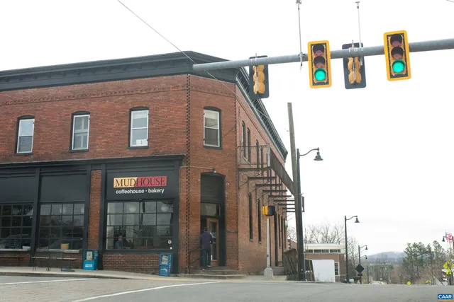 a front view of multiple houses