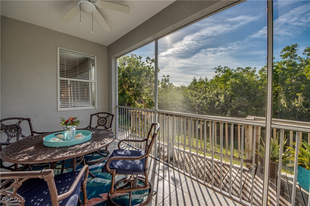 3181 Matecumbe Key Road, Unit 11 Punta Gorda, FL 33955 - Photo 46 of 50 a view of a balcony with furniture