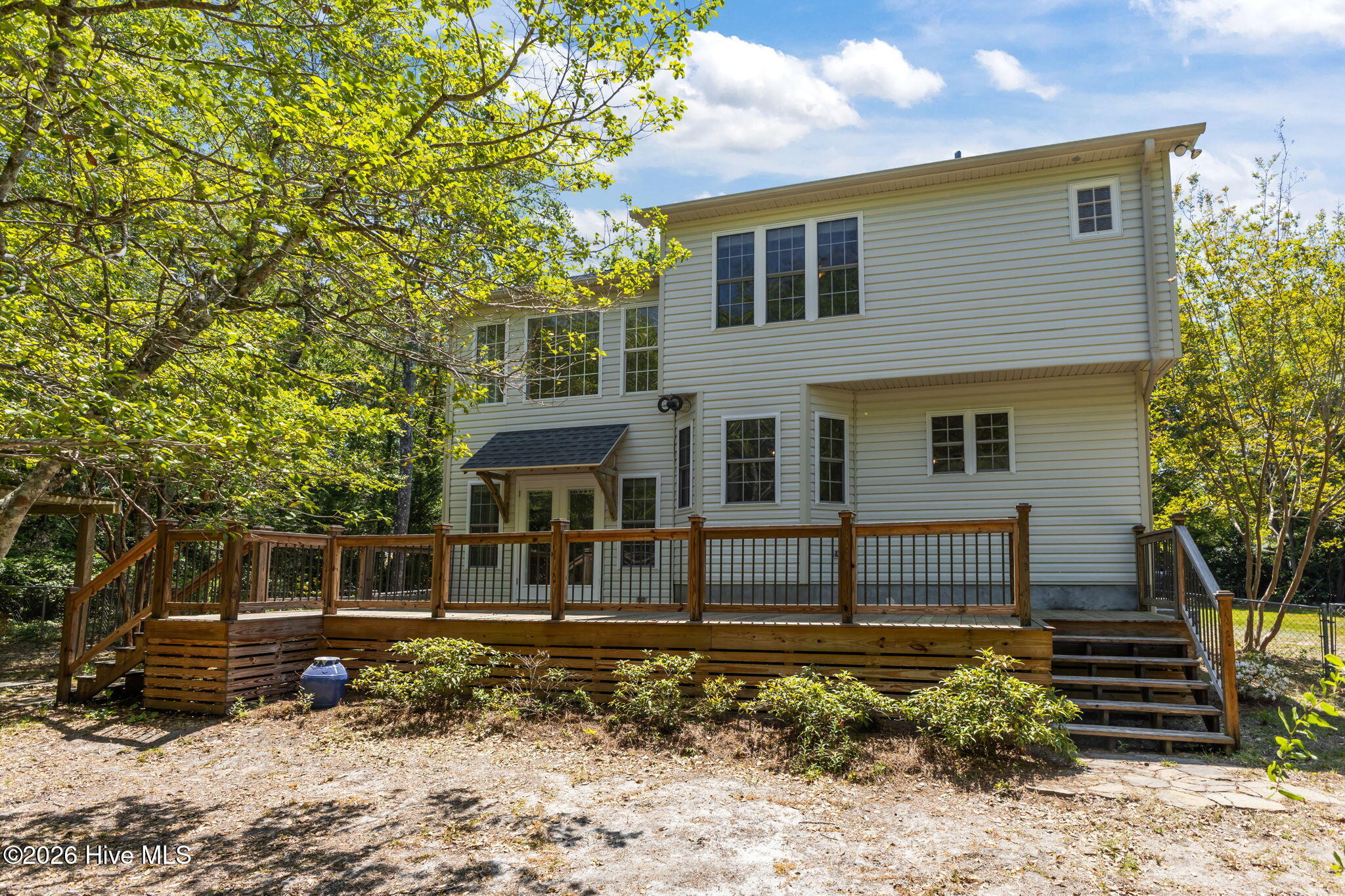 102 Shady Path Cedar Point, NC 28584 - Photo 29 of 36 Back of house