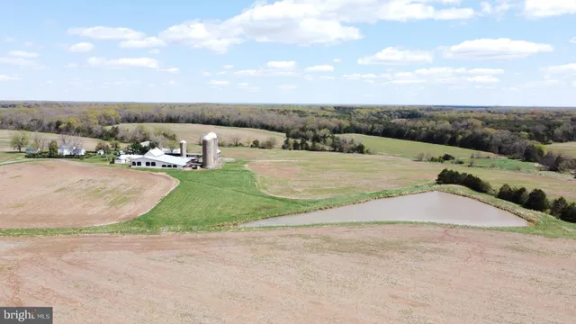 a view of a road with a yard