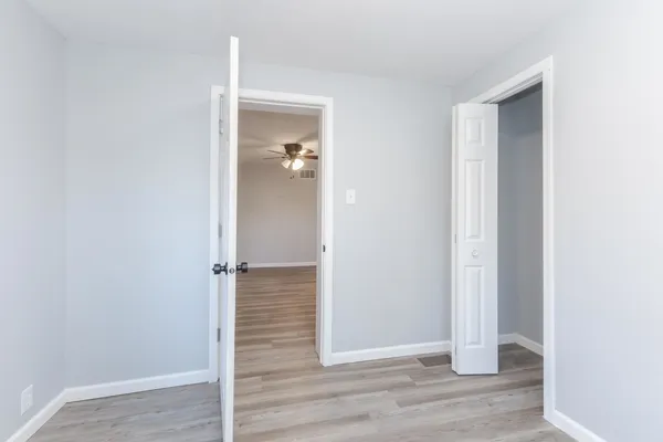 an empty room and wooden floor