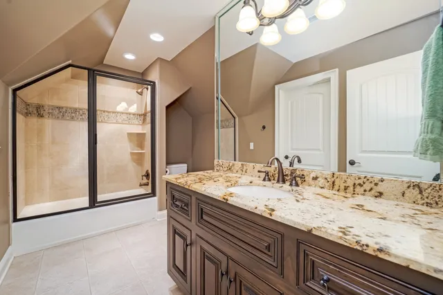 a workspace with furniture and wooden floor