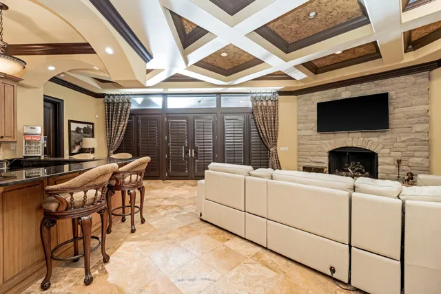 a kitchen with a stove and a sink