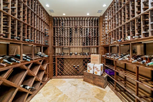 a view of a building with a yard