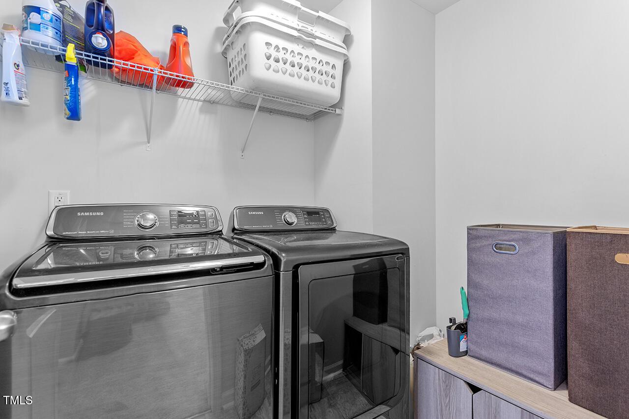 1420 Southpoint Trail Durham, NC 27713 - Photo 29 of 33 a utility room with dryer and washer