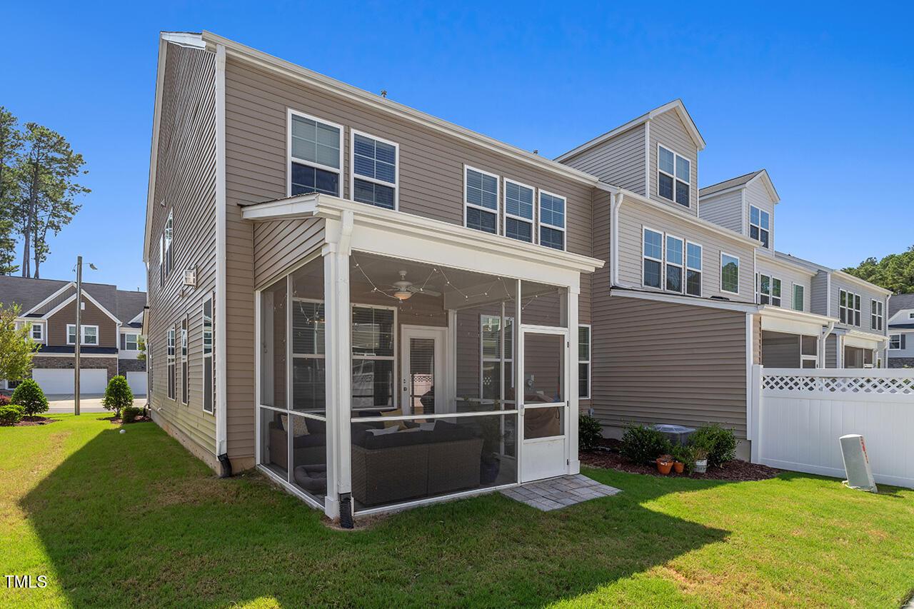 1420 Southpoint Trail Durham, NC 27713 - Photo 32 of 33 a view of an house with backyard and porch