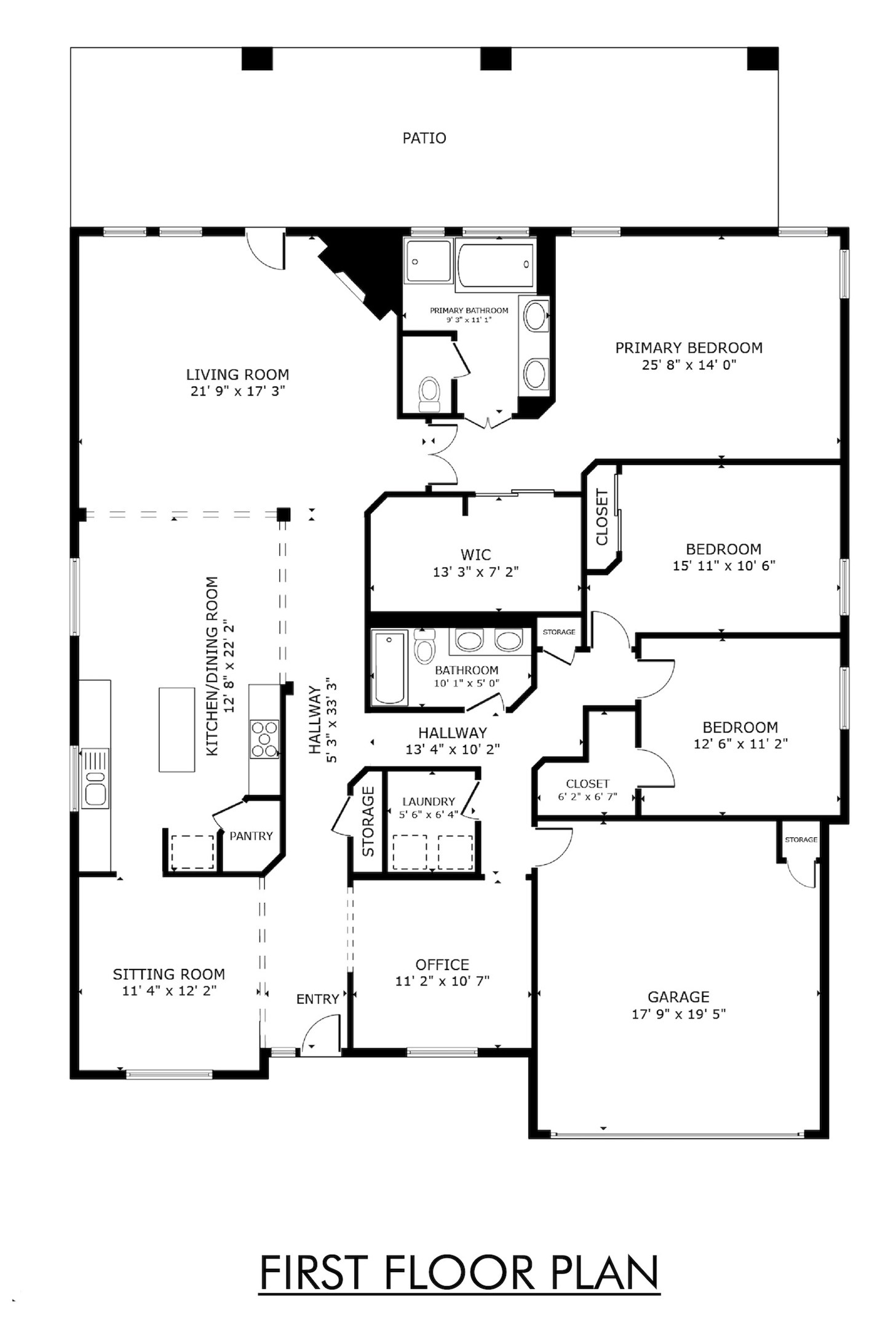 3905 Licorice Lane Austin, TX 78728 - Photo 32 of 35 Room Dimensions are Approximate and for reference only.