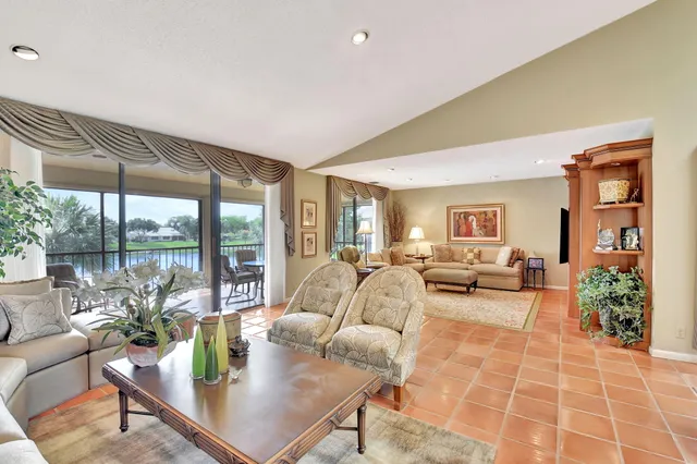 a view of an outdoor space with an window