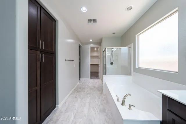 a view of a walk in closet