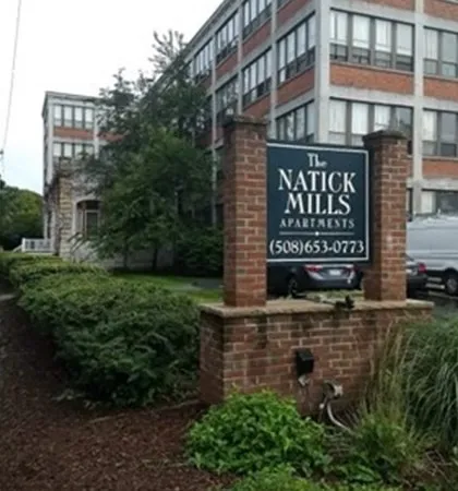 a sign on the side of a building