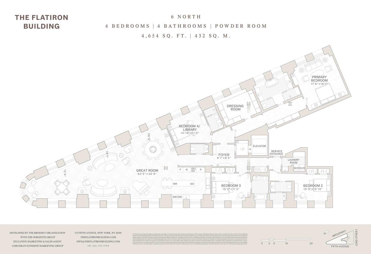 175 5th Avenue, Unit 6NORTH Manhattan, NY 10010 - Photo 16 of 16 a black and white photo of a painting