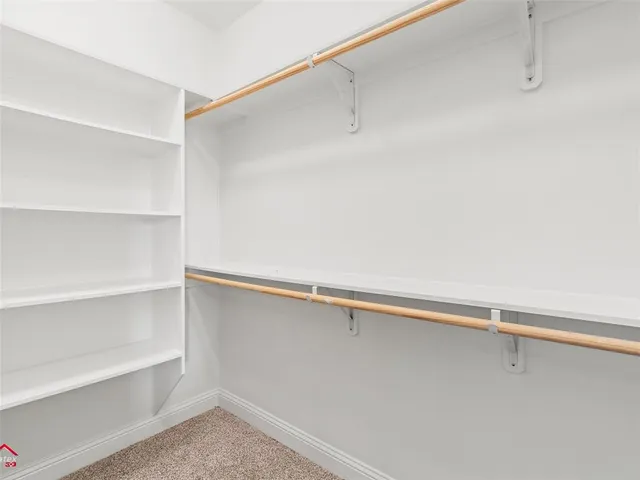 a close up view of racks on the wall