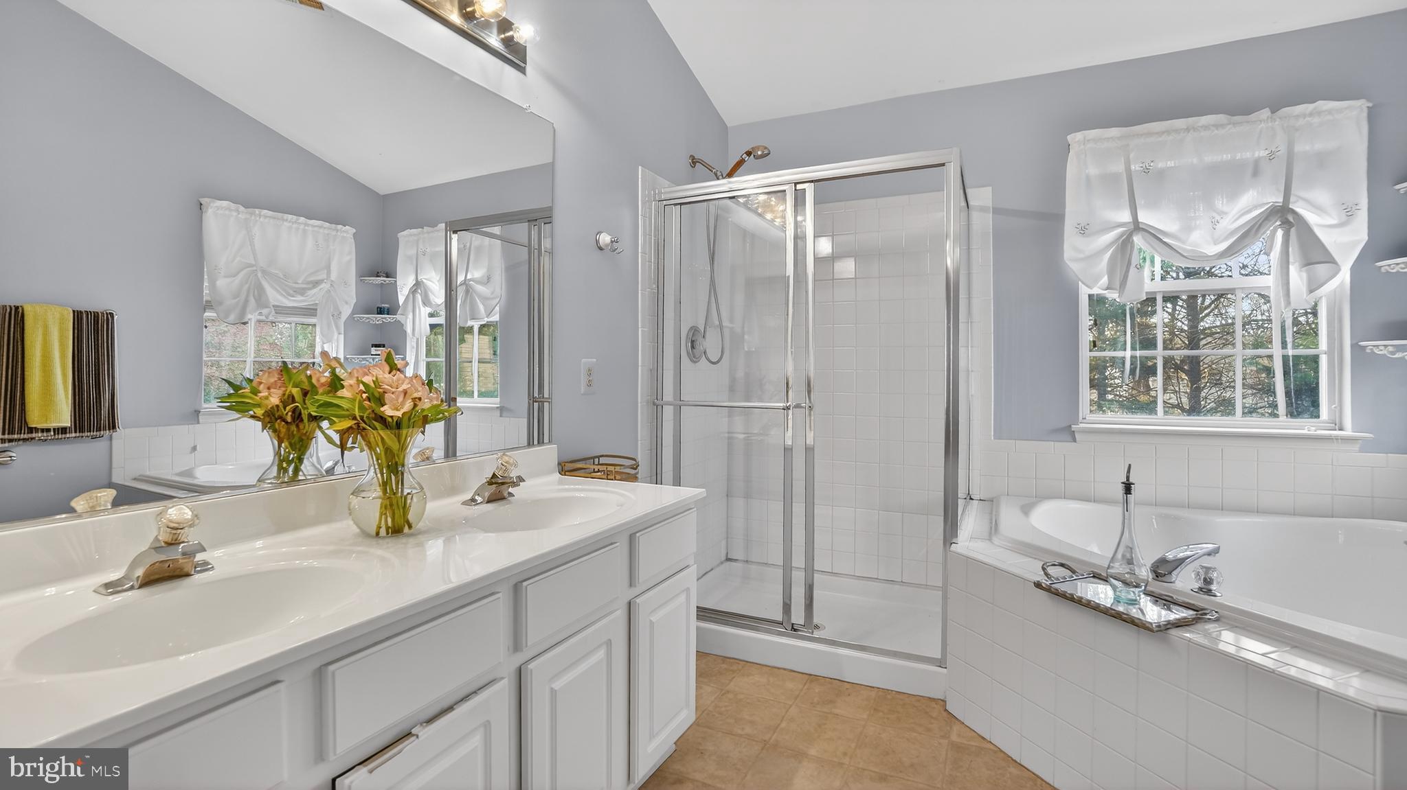 2801 Klein Court Crofton, MD 21114 - Photo 24 of 46 a bathroom with a double vanity sink mirror and double