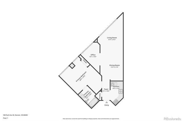 $195,000 | 100 Park Avenue West, Unit 304, Denver, CO 80205