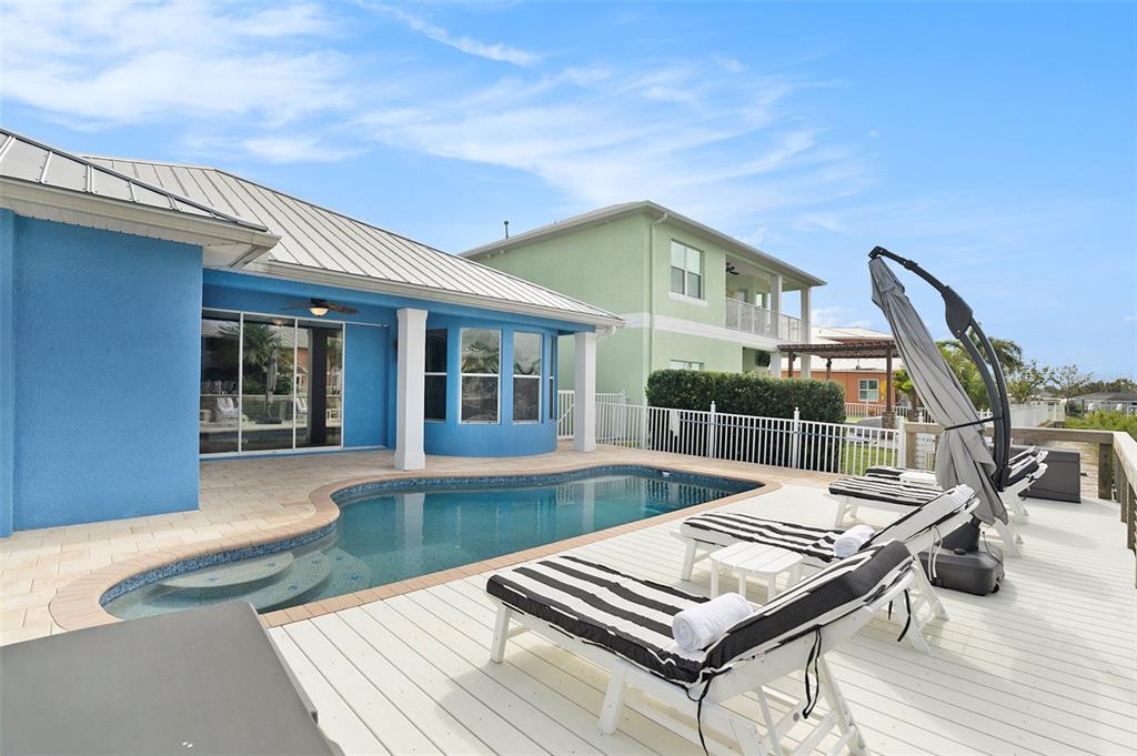 6408 Key Island Avenue Apollo Beach, FL 33572 - Photo 42 of 54 a view of a house with pool and chairs
