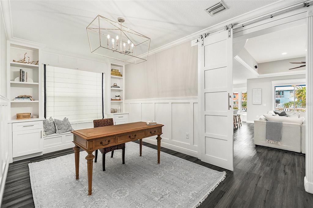 6408 Key Island Avenue Apollo Beach, FL 33572 - Photo 8 of 54 a view of a workspace with furniture and a window