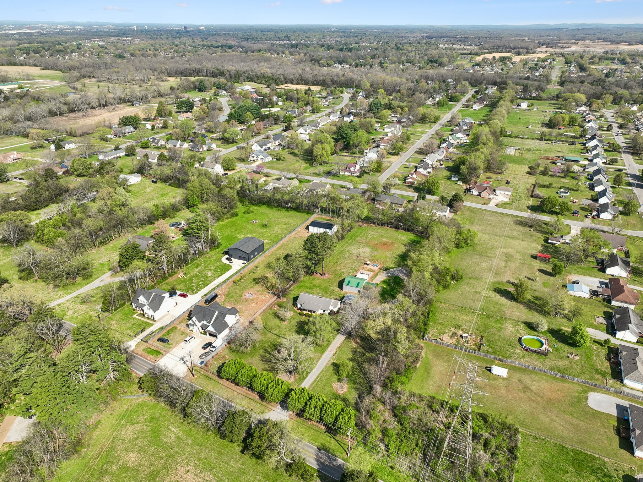 3026 Dilton Mankin Road Murfreesboro, TN 37127 - Photo 63 of 64 an aerial view of residential houses with outdoor space