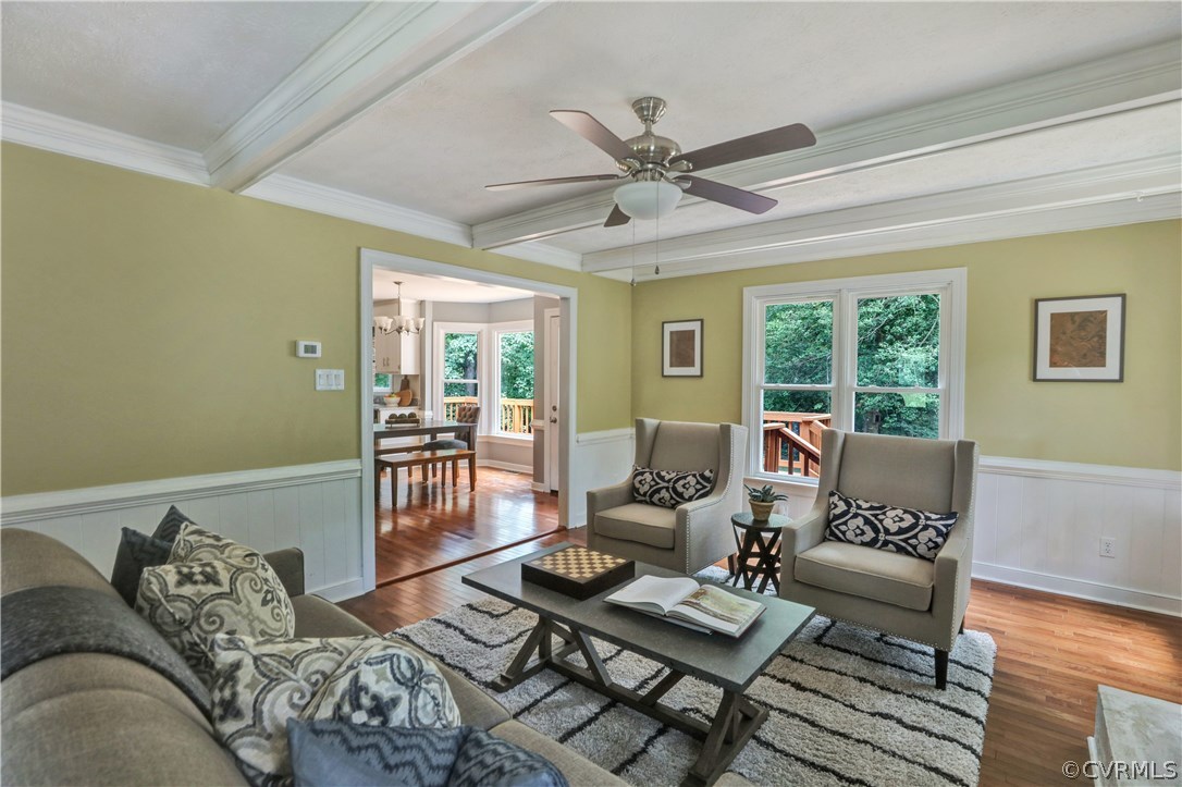 11505 Winterpock Road Chesterfield, VA 23838 - Photo 11 of 30 a living room with furniture and wooden floor