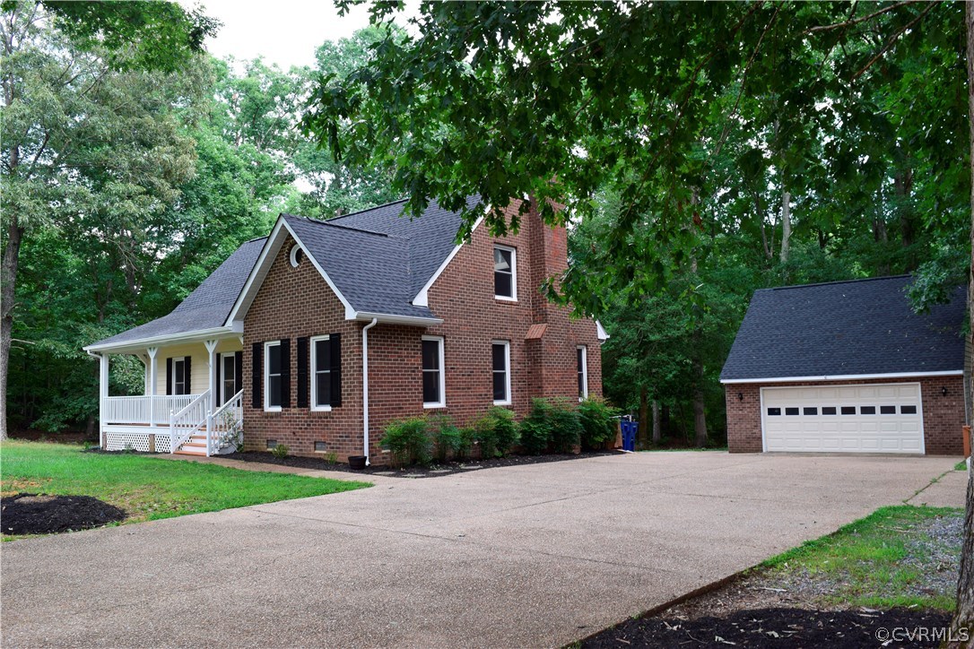 11505 Winterpock Road Chesterfield, VA 23838 - Photo 27 of 30 a view of a house with a yard and large trees