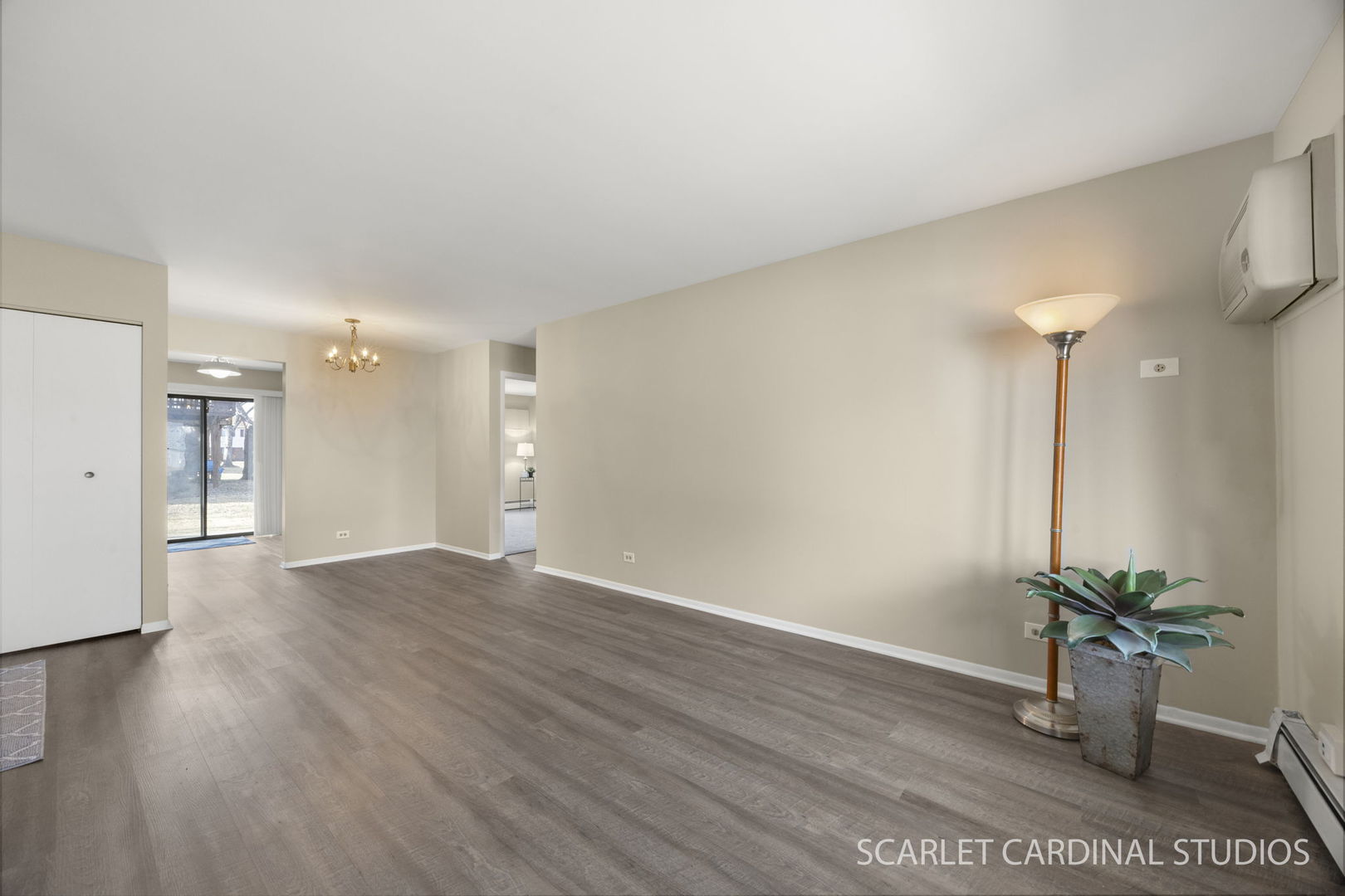 465 Echo Lane, Unit 2 Aurora, IL 60504 - Photo 3 of 12 a view of an empty room with a potted plant