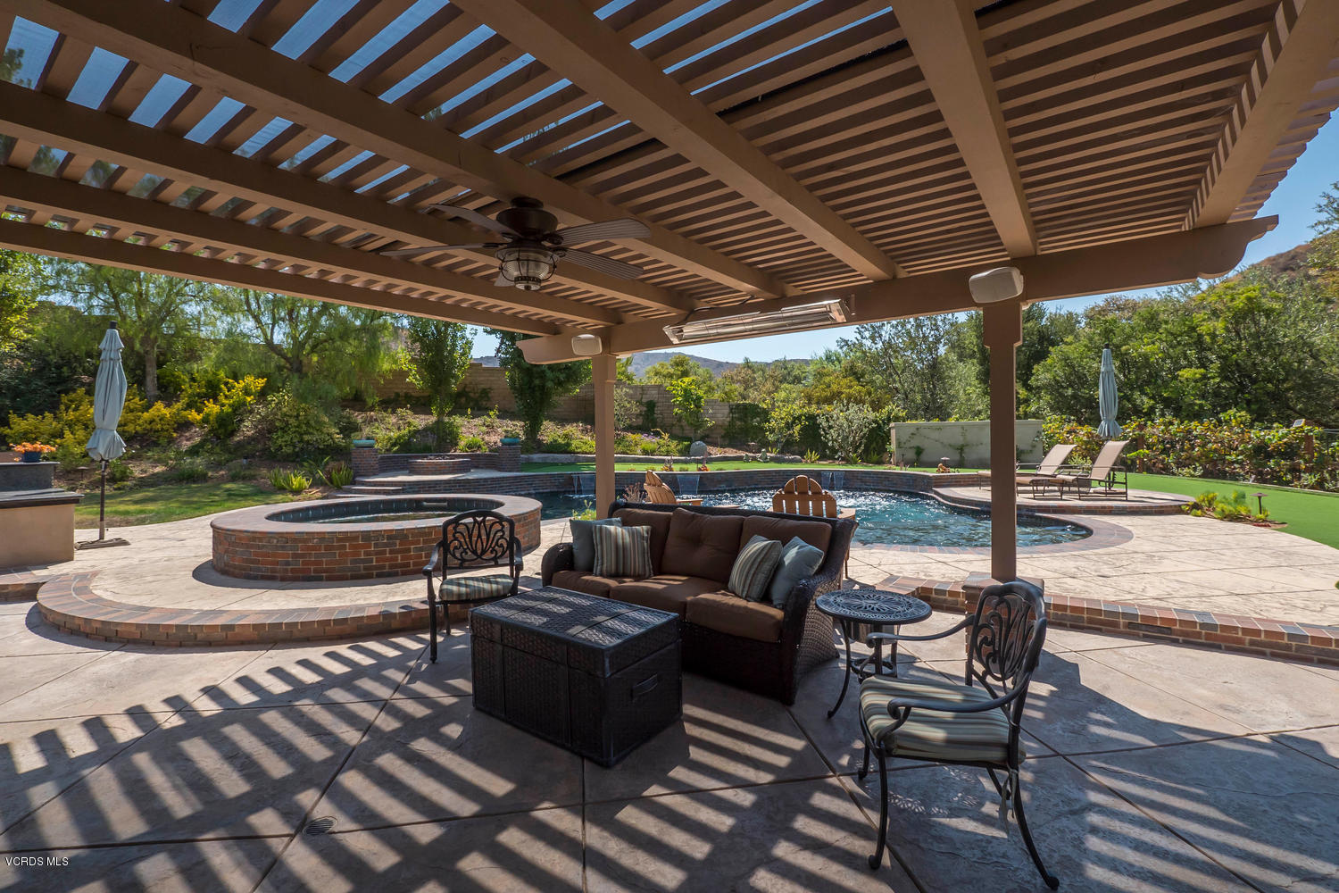 782 Running Creek Simi Valley, CA 93065 - Photo 41 of 49 a outdoor living space with patio furniture and garden view