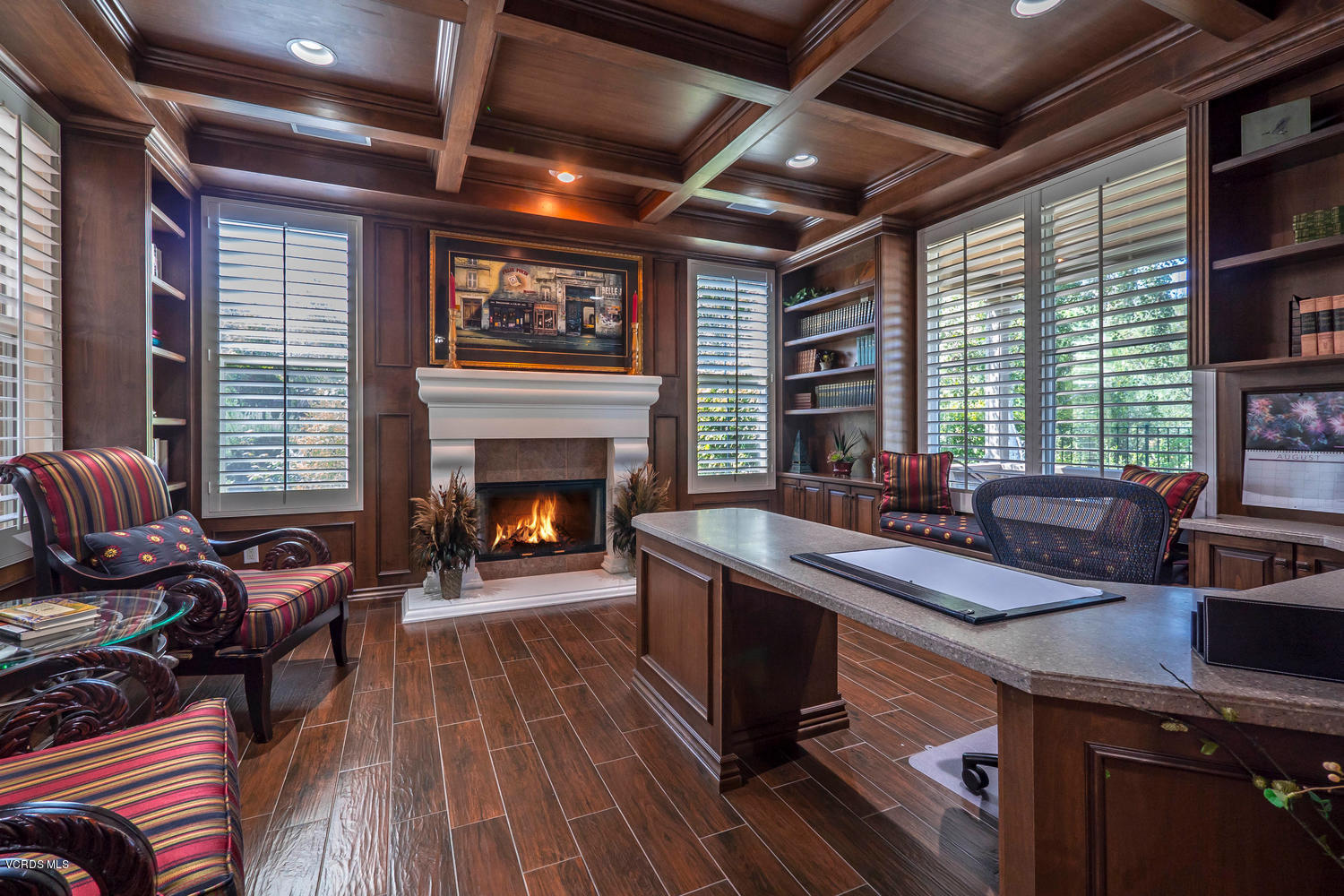 782 Running Creek Simi Valley, CA 93065 - Photo 7 of 49 a view of a livingroom with furniture and a fireplace