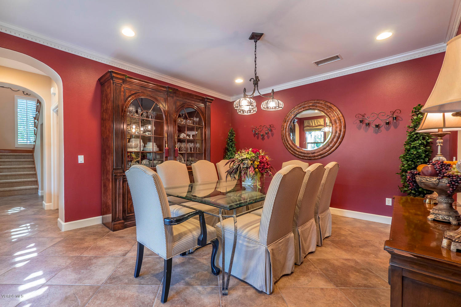 782 Running Creek Simi Valley, CA 93065 - Photo 9 of 49 a view of a dining room with furniture and chandelier