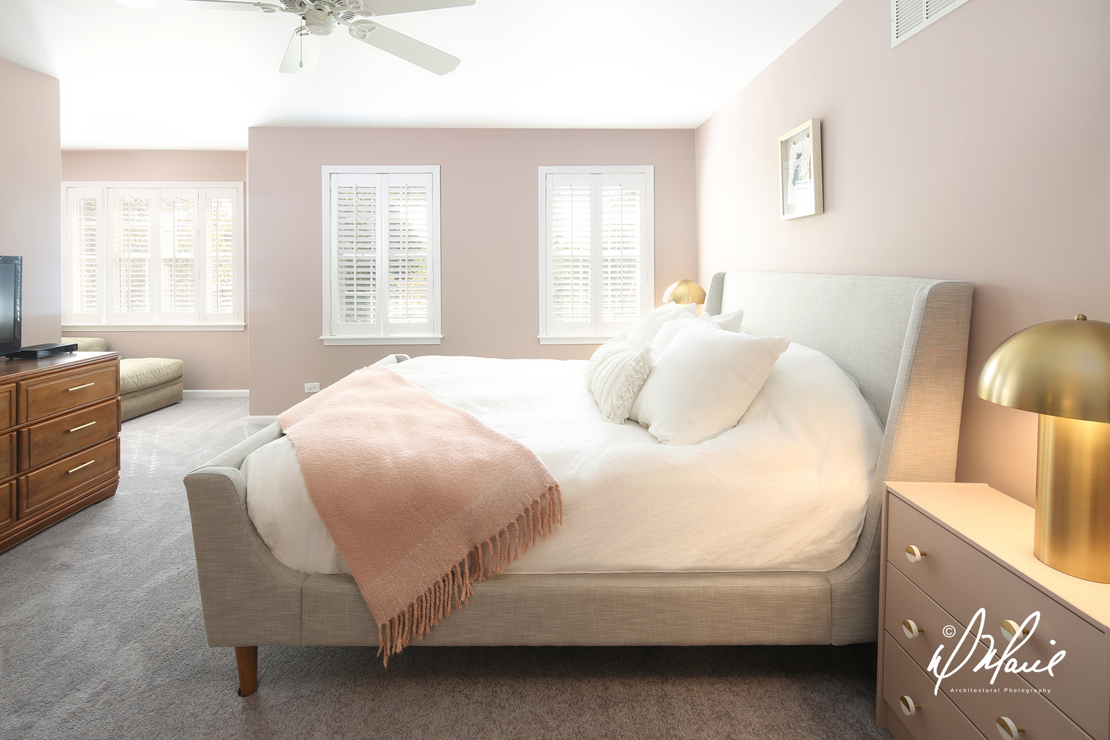5047 Prairie Sage Lane Naperville, IL 60564 - Photo 13 of 22 a bedroom with a bed and wooden floor
