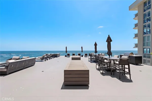 a view of a city with an ocean