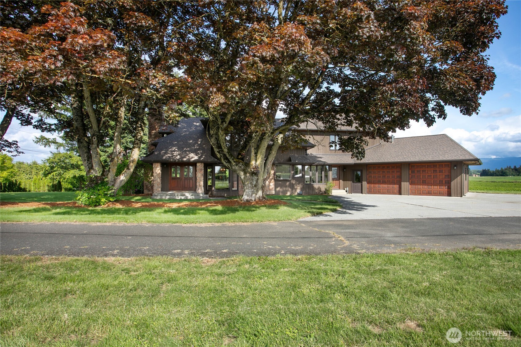 1133 East Pole Road Everson, WA 98247 - Photo 36 of 40 a view of a house with a yard and tree s