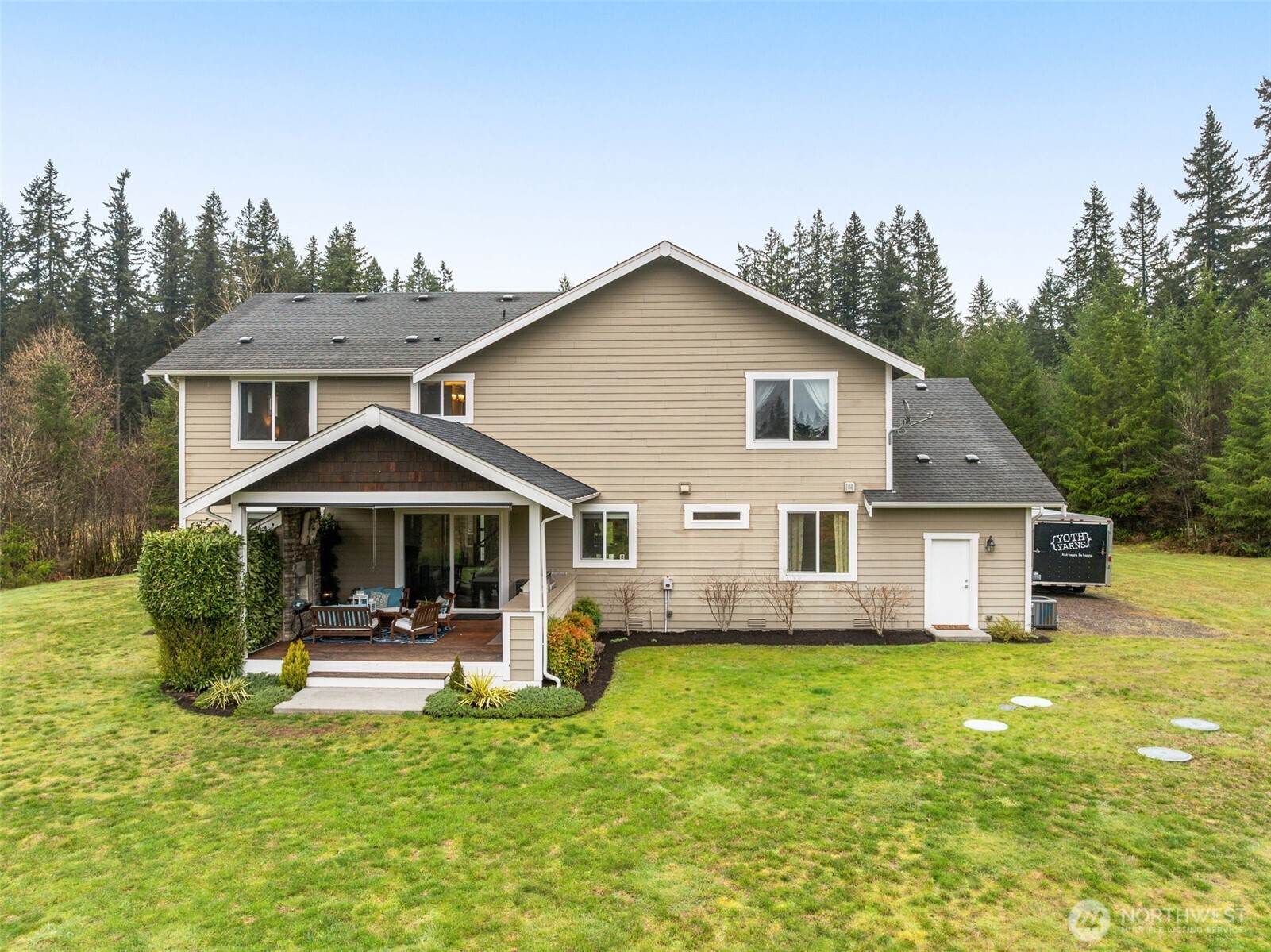 10219 Kelly Road Northeast Carnation, WA 98014 - Photo 33 of 38 a front view of a house with a yard