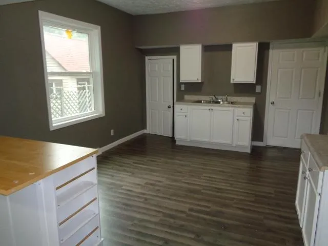 a room with water heater